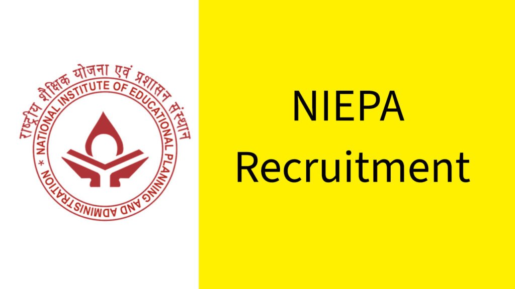 NIEPA Recruitment